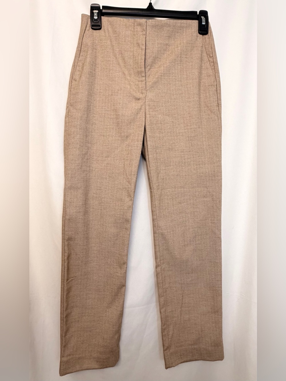 LOFT Petites Beige Tan High Rise Straight Leg Dress Pants Size 00P NWT